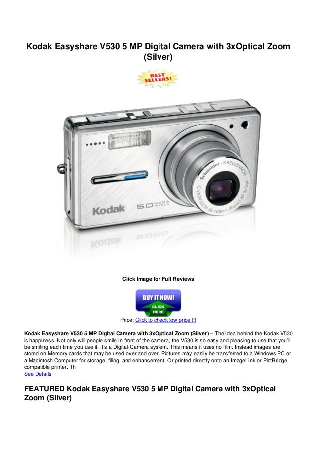 Kodak V530 Zoom Digital Camera Driver Windows 7 Kodak V530 Zoom Digital Camera Driver for Mac